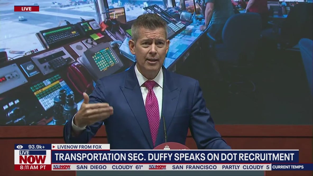 Transportation Sec. Sean Duffy speaks on recruitment
